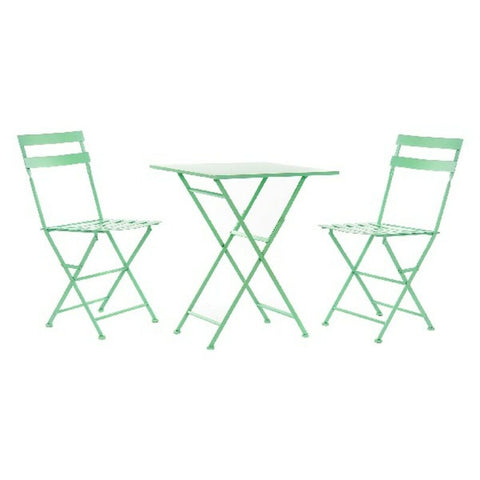 Conjunto de mesa com 2 cadeiras DKD Home Decor MB-177411 60 x 60 x 75 cm (3 pcs)
