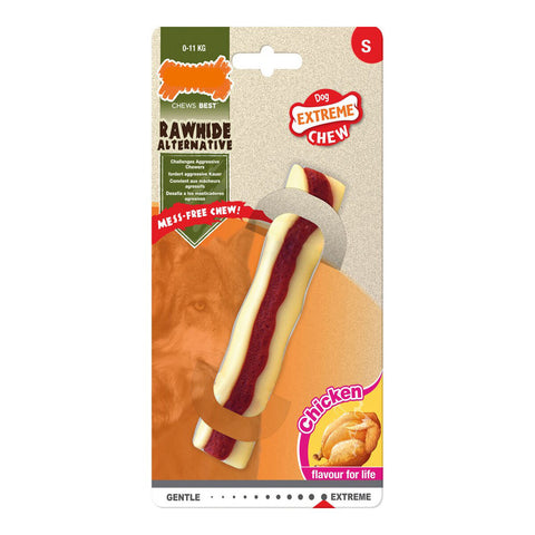 Mordedor para cão Nylabone Extreme Chew Roll	Rawhide Tamanho S Frango Nylon