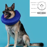 Colar de recuperação para cães KVP Kong Cloud Azul Insuflável (15-25 cm)