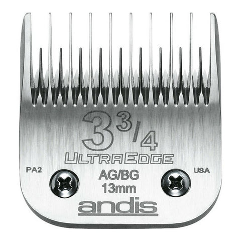 Lâminas de Barbear Andis 3 3/4 Aço Aço com carbono (13 mm)