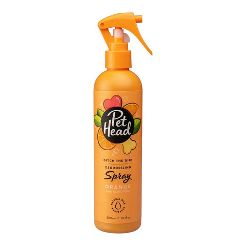 Desodorizante em Spray Pet Head Ditch The Dirt Laranja Cão (300 ml)