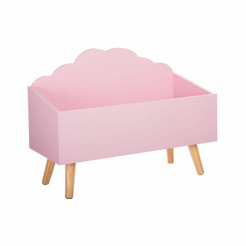 Baú 5five Nuvens Infantil Cor de Rosa Madeira MDF (58 x 28 x 45,5 cm)