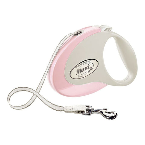 Trela para Cães Flexi STYLE 3 m Cor de Rosa Tamanho S