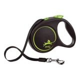 Trela para Cães Flexi BLACK DESIGN 5 m Tamanho S Verde