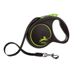 Trela para Cães Flexi BLACK DESIGN 5 m Tamanho M Verde