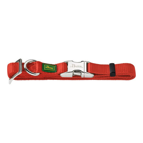 Coleira para Cães Hunter Alu-Strong Vermelho Tamanho S (30-45 cm)