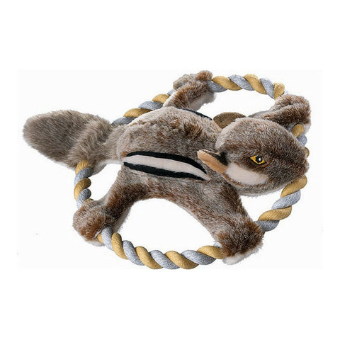 Peluche para cães Hunter Wildlife Train Com corda Esquilo (30 cm)