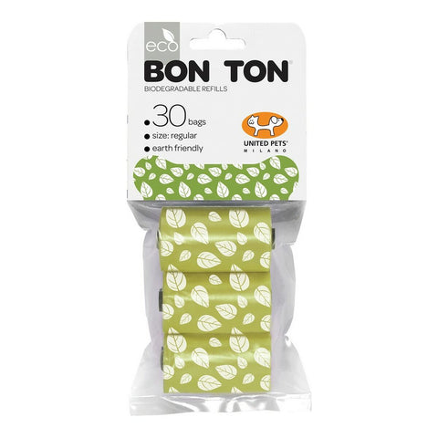 Sacos higiénicos United Pets Bon Ton Nano Cão Verde (3 x 10 uds)