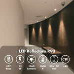 Lâmpada LED Silver Electronics 999007 R90 E27 12W 3000K