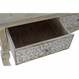 Console DKD Home Decor Branco Multicolor Madeira Madeira de mangueira 92 x 42 x 81 cm