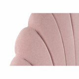 Cabeceira de Cama DKD Home Decor Cor de Rosa Plástico Madeira MDF 157 x 5 x 160 cm