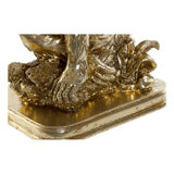 Figura Decorativa DKD Home Decor Dourado Resina Colonial Folha de planta 16,5 x 10,6 x 22,5 cm