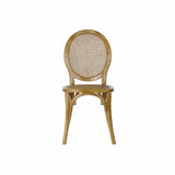Cadeira de Sala de Jantar DKD Home Decor Rotim Madeira de olmo 45 x 42 x 92 cm