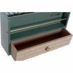 Organizador Multiusos DKD Home Decor LD-181379 Verde Polipropileno Madeira MDF 30 x 9 x 17 cm (2 Unidades)