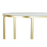 Consola DKD Home Decor Espelho Cristal Dourado Metal Moderno (102 x 36 x 79 cm)