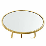 Mesa de apoio DKD Home Decor Espelho Dourado Metal (41 x 41 x 64 cm)
