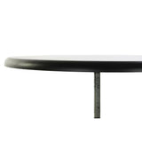 Mesa de apoio DKD Home Decor 8424001831456 60 x 60 x 105 cm Natural Preto Metal Madeira