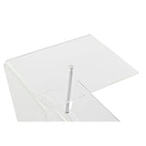 Mesa de Centro DKD Home Decor Metal Transparente Acrílico (40 x 30 x 44 cm)