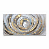 Pintura DKD Home Decor 100 x 3 x 50 cm Abstrato Moderno (2 Unidades)