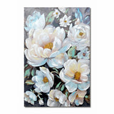 Pintura DKD Home Decor Bloemen 80 x 3 x 120 cm Romântico (2 Unidades)