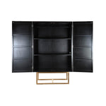 Armário DKD Home Decor   110 x 50 x 180 cm Preto Metal Choupo