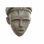 Figura Decorativa DKD Home Decor 24 x 15 x 58 cm Cinzento Colonial Africana