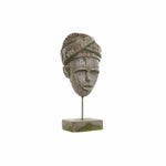 Figura Decorativa DKD Home Decor 24 x 15 x 58 cm Cinzento Colonial Africana