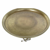 Mesa de apoio DKD Home Decor Dourado Latão (47,5 x 47,5 x 64,5 cm)