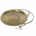 Mesa de apoio DKD Home Decor Dourado Latão (47,5 x 47,5 x 64,5 cm)