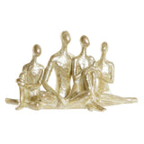 Figura Decorativa DKD Home Decor Dourado Família 21 x 8 x 12 cm