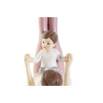 Figura Decorativa DKD Home Decor Cor de Rosa Yoga Scandi 15,5 x 6,5 x 17 cm