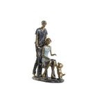 Figura Decorativa DKD Home Decor 17,5 x 7,5 x 24,5 cm Azul Dourado Parceiro