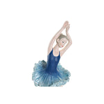 Figura Decorativa DKD Home Decor Azul Romântico Bailarina Ballet 11 x 6 x 23 cm