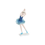 Figura Decorativa DKD Home Decor Azul Romântico Bailarina Ballet 11 x 6 x 23 cm