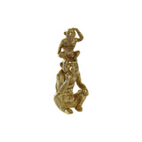 Figura Decorativa DKD Home Decor Dourado 13,5 x 10 x 30 cm