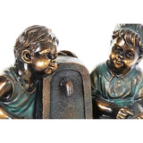 Fonte de Jardim DKD Home Decor Bronze Resina Meninos (47 cm)