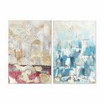 Pintura DKD Home Decor 80 x 3,5 x 120 cm Abstrato Loft (2 Unidades)