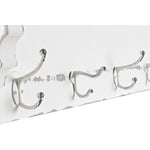 Bengaleiro de parede DKD Home Decor Abeto Metal Romântico (80 x 18 x 30 cm)