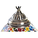 Candeeiro de teto DKD Home Decor Cristal Metal 20 x 20 x 36 cm Multicolor 50 W (2 Unidades)