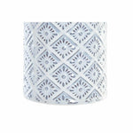 Vaso DKD Home Decor 14 x 14 x 45 cm Porcelana Azul Branco Mediterrâneo