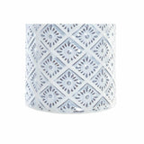 Vaso DKD Home Decor 14 x 14 x 45 cm Porcelana Azul Branco Mediterrâneo