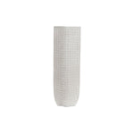 Vaso DKD Home Decor 20 x 12 x 58 cm Branco Resina Moderno