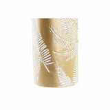 Vaso DKD Home Decor Dourado Metal Creme Tropical Folha de planta (21 x 21 x 71 cm)