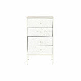 Cómoda DKD Home Decor Abeto MDF Branco Árabe (45 x 34 x 78 cm)