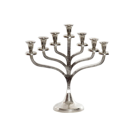 Candelabro DKD Home Decor Prateado Alumínio Moderno 38 x 10 x 38 cm