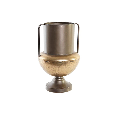 Vaso DKD Home Decor 20 x 20 x 33 cm Preto Metal Cobre Vintage