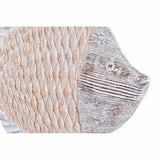 Figura Decorativa DKD Home Decor 27,4 x 9 x 32 cm Natural Cinzento Peixe Mediterrâneo