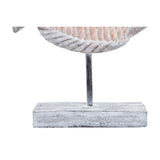 Figura Decorativa DKD Home Decor 27,4 x 9 x 32 cm Natural Cinzento Peixe Mediterrâneo