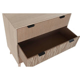 Cómoda DKD Home Decor Abeto Castanho MDF (80 x 40 x 77 cm)