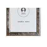 Moldura de Fotos DKD Home Decor Prateado Metal Shabby Chic 17 x 2 x 22 cm